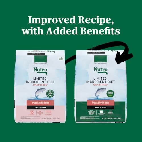 Nutro Limited Ingredient Diet Dry Dog Food, Lamb & Sweet Potato, 4 lb | Grain-free, Lamb #1 ingredient, 10 ingredients or less, no chicken/beef/corn, no wheat, no soy/dairy, supports skin & coat