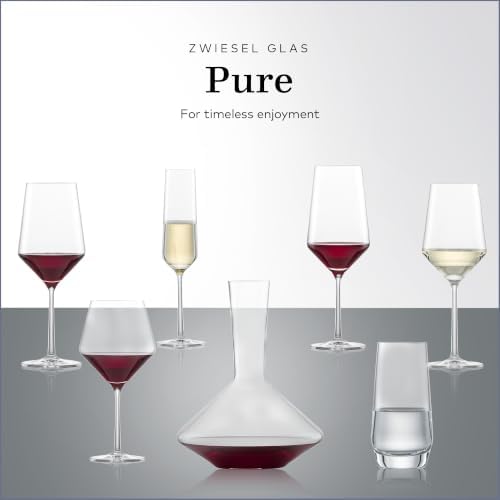 ZWIESEL GLAS Pure Beaujolais Red Wine Glasses (Set of 6), Wine Glasses for Red Wine, Dishwasher-Safe Machine-Made Tritan Crystal Glasses