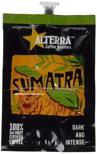 Flavia Alterra French Roast Coffee Freshpacks compatible only with Flavia Brewers, Dark Roast (Case of 100)