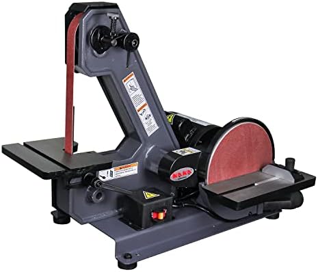 4 x 24 Belt & Oscillating Spindle Sander, KAKA INDUSTRIAL WS-100D | 5 sanding sleeves included