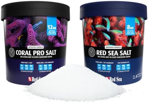 Red Sea Coral Pro Reef Salt Mix Small Bucket - Makes 55 Gallons Complete Marine Saltwater Aquarium Advanced Formula Optimal Coral Health & Stability