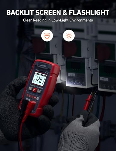 AstroAI Digital Multimeter, TRMS 4000 Counts, Auto-Ranging, Battery Test