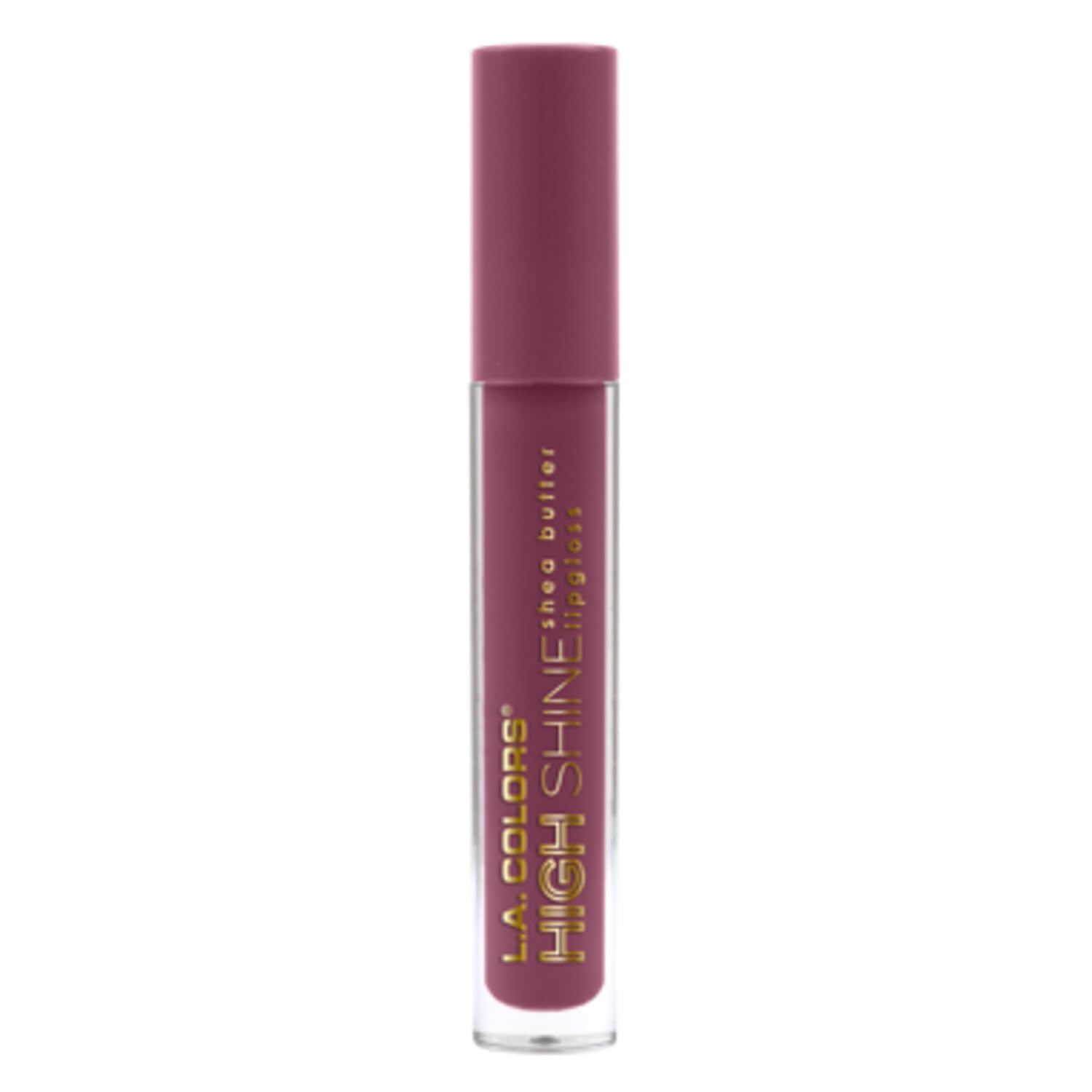 L.A. COLORS High Shine Shea Butter Lip Gloss, Baby Cakes, 0.14 Oz