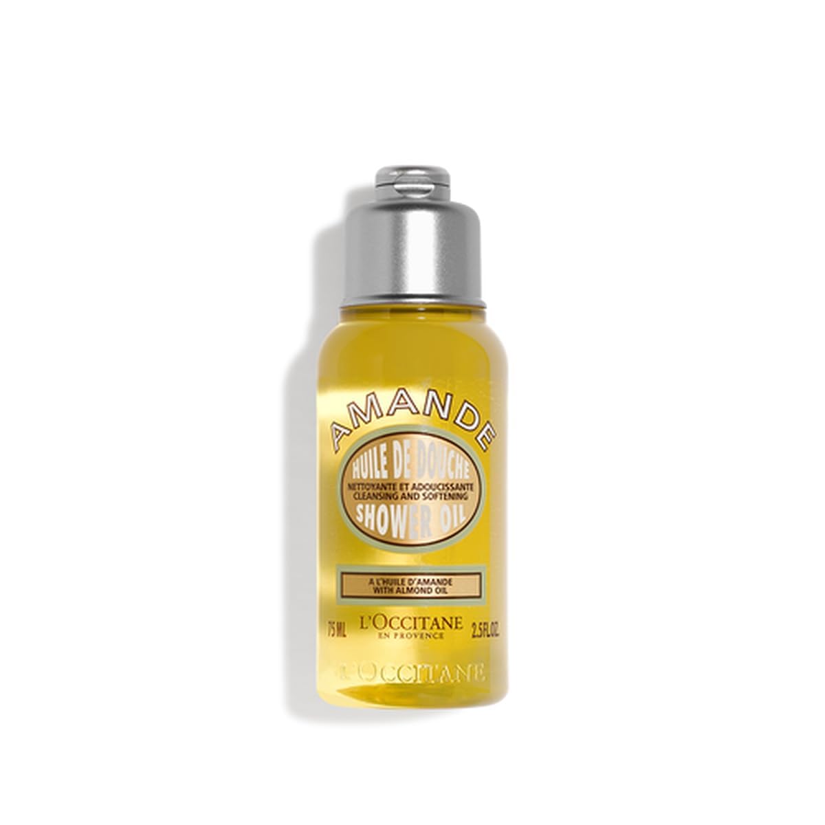 L'OCCITANE Almond Shower Oil, Cleansing Body Wash & Shaving Base, Vegan | Purifies & smooths, non-drying, milky lather, gentle, nourishes, versatile, daily use, self-care essential, luxury skincare
