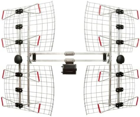 Antennas Direct 8-Element Bowtie UHF Outdoor HDTV Antenna, Multi-Directional, 70+ Mile Range, 4K 8K UHD NEXTGEN TV – w/All-Weather Mounting Hardware