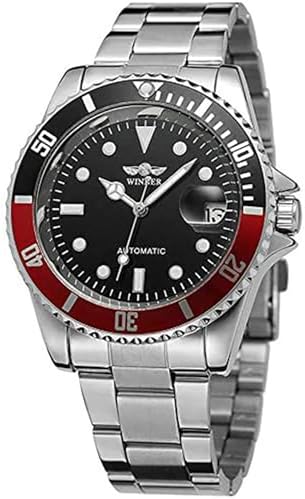 MASTOP Men Automatic Mechanical Watches Full Steel Waterproof Mens Watches | Calendar,Fashion Wristwatch for Men