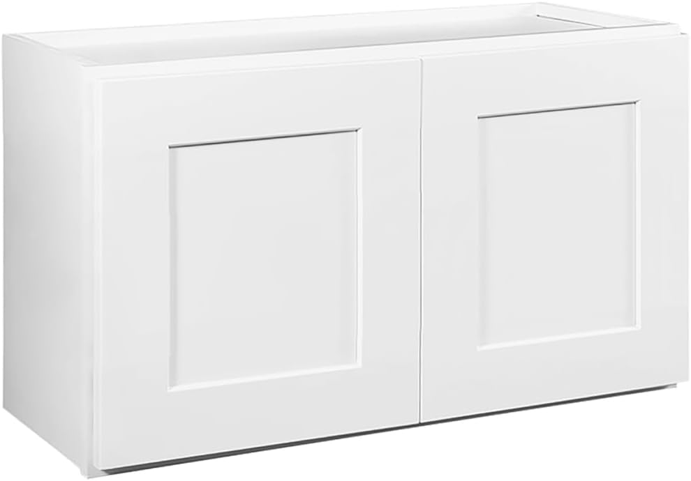 Design House Brookings Kitchen Bridge Wall Cabinet, 30", White | Wall Mount, Contemporary/Modern, Wood, Kitchen, 561639