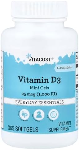 Vitacost Vitamin D3 (as Cholecalciferol) -- 2000 IU - 300 Capsules