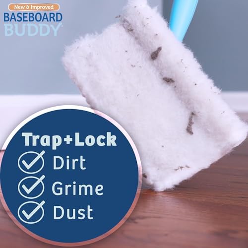 Baseboard Buddy | Lightweight Home Cleaning Essential, Perfect for Baseboards, Moldings & Walls