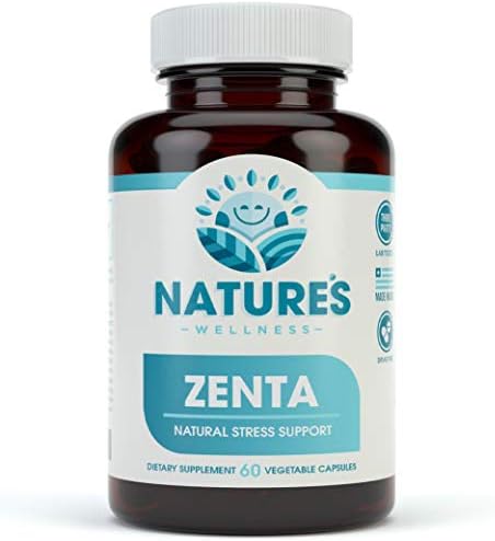 ZENTA - The Natural Relief Supplement to Help Calm Body and Mind | Positive Mood Enhancer - Increase Serotonin Levels with 5-HTP, Ashwagandha