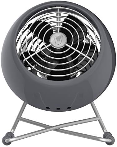 Vornado VFAN™ Mini Modern Personal Desk Fan with 2-Speed Control, Adjustable Tilt, Quiet Metal Air Circulator for Office, Bedroom, Dorm