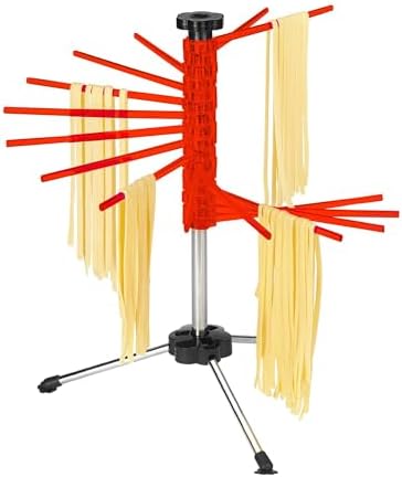 Fante's Collapsible Pasta Drying Rack, for Drying Spaghetti Fettuccine Angel Hair Linguini and Long Homemade Noodles