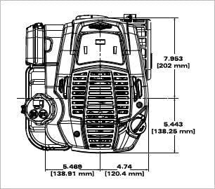 Briggs and Stratton 725EXi Series Single Cylinder Air-Cooled 4-Cycle Gas Engine