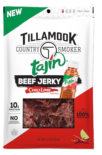 Tillamook Country Smoker Real Hardwood Smoked Beef Jerky, Teriyaki, 10 Ounce