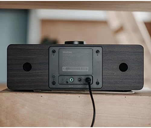 Sangean WFR-32 Internet Radio/AUX/Bluetooth/Smart Local Radio Preference Management/USB Playback and Phone Charging Digital Wooden Cabinet Radio