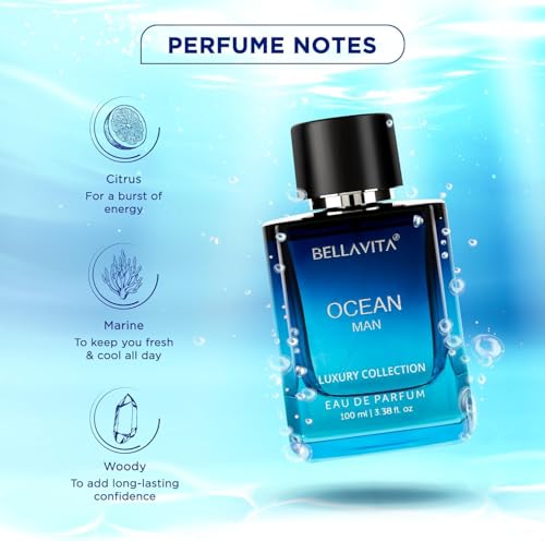 Bellavita Luxury CEO MAN Eau de Parfum | 100 ml (3.4 fl.oz.) | Perfume for Men | Mandarin, Lemon, Lavender