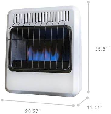 Mr. Heater 20,000 BTU Vent Free Blue Flame Dual Fuel Heater