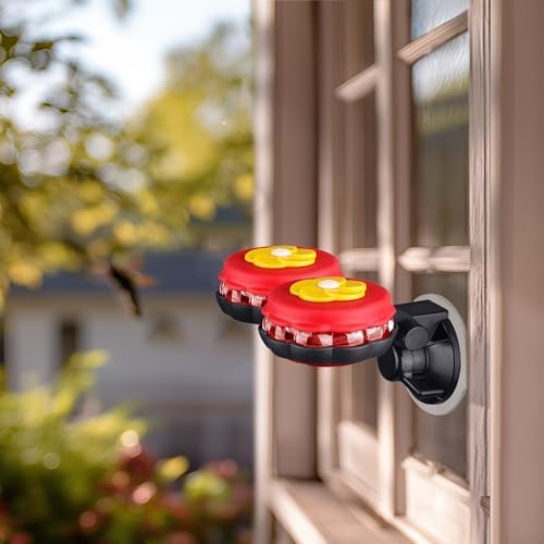 ORIENTOOLS 2Pcs Mini Handheld Hummingbird Feeders, Suction Cup Window Glass | 2 hummingbird feeders
