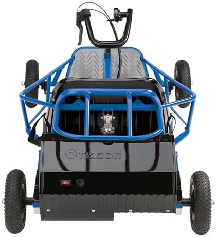 Razor Dune Buggy Electric Ride-On for Kids Ages 8+, 120 lb Max Weight, Blue – 250W Motor, Up to 9 Mph, 40-Min Run Time, Thumb Trigger Throttle