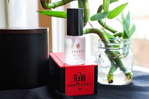 Pheromone Infused Cologne for Men - For Him 1 oz Spray by RawChemistry | Long Lasting Perfume for Men, Mens Body Spray, Premium Cologne Oil Notes, Fine Fragrances for Men, All Day Daily Use, 1 Oz
