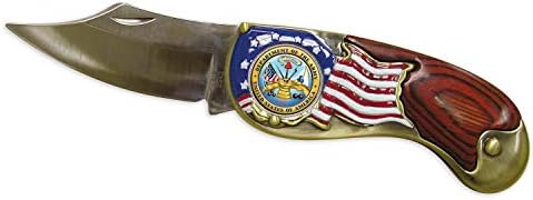 American Coin Treasures Armed Forces Colorized Quarter Pocket Knife - Army