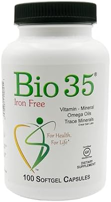 Bio35 / 300 sg Original, Gluten Free, Daily Multivitamin for Men & Women Wellness – Bio35 High Potency Softgel with Trace Minerals, Multi Vitamins for Immune Support, Digestion, & Energy,