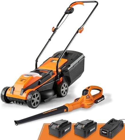 LawnMaster MEB1216K Electric Lawn Mower 16-Inch 12AMP