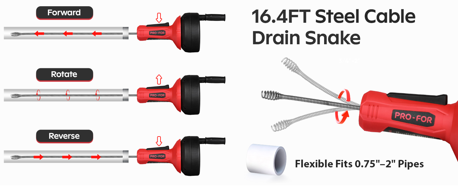 drain snake auger