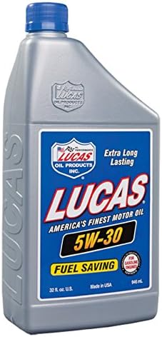 Lucas Oil 10474 SAE 5W-30 Motor Oil - 1 Quart (Pack of 6)