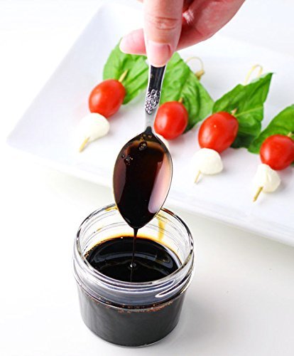 Kouzini Ultra-Premium Peach White Balsamic Vinegar, Aged, No Added Sugars or Preservatives, Ideal for Salads, Meats, Fish, Pizza, & Bread Dipping, Luxurious Balsamic Vinegar of Modena, 250ml