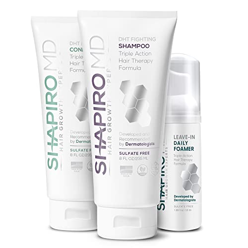 Shapiro MD Hair Growth Experts Natural Hair Kit for Thicker Looking Hair