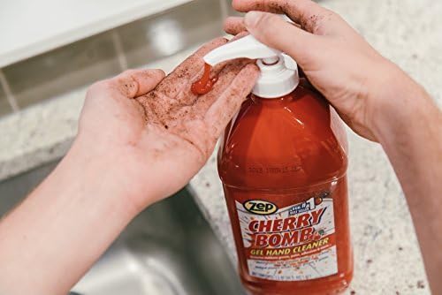 Zep Cherry Bomb Hand Cleaner - 48 Ounce - Volcanic Rock and Emollients - Perfect for Mechanics and DIY'ers