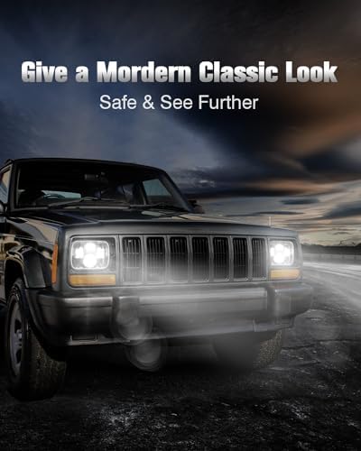 5x7 7x6 Inches LED Headlights H6054 Hi/Low Sealed Beam DOT/SAE Headlamps