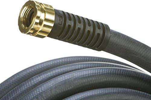 Swan Products CELSGC58050 Element MAXLite Premium Rubber+ Water Hose with Crush Proof Couplings 50' x 5/8", Black