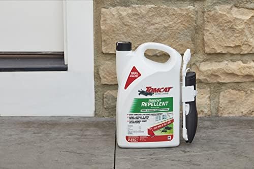 Tomcat Repellents Rodent Repellent Ready-to-Use with Comfort Wand, 1 gal. | For Indoor and Outdoor Mouse and Rat Prevention, Peppermint Oil Spray for Rodents with Cinnamon & Garlic Essential Oils