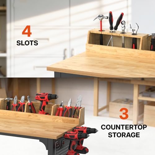 Northsky 48" Adjustable Height Work Bench- 2200 LBS Capacity with Wheels
