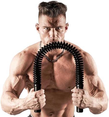 Zenooze's Power Twister Flex Bar, The Ultimate Upper Body Exercise Equipment for Strengthening Your Chest Workout, Shoulders, Biceps, Arms