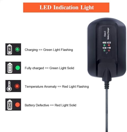 WA3742 Replace Worx 20v Lithium Battery Charger WA3742 WA3732 to Charge MAX Lithium Battery WA3520 WA3525 WA3512 WA3512.1 WA3522 WA3544 WA3575 WA3578