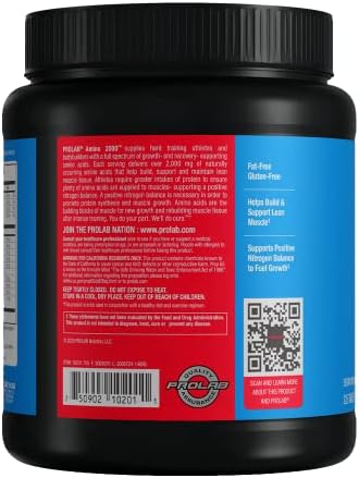 Prolab Amino 2000 Essential Amino Acids, Full-Spectrum EAA (325 Tablets)