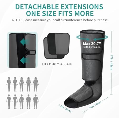 Nekteck Leg Compression Massager for Circulation and Relaxation