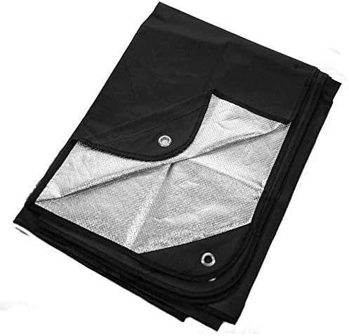 Arcturus Insulated Tarp, Reusable Heavy Duty Thermal Survival Blanket – 60x82in, Reflects 90% Body Heat, Waterproof, Windproof, 3-Layer Design, Reinforced Grommets, Olive Green | Reflective Mylar, Waterproof & Windproof, Reinforced Grommets for Tarp Setu…