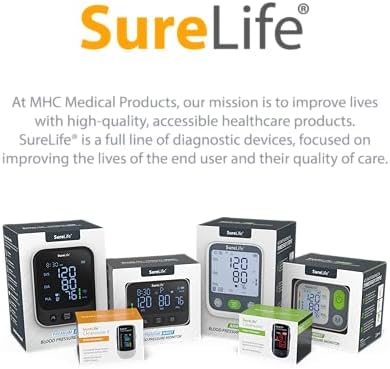 Clearwave II Pulse Oximeter | OLED Display, SpO2 Sensor, Pulse Rate Monitor, One-Button Operation, Batteries & Lanyard Included