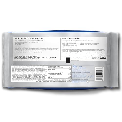 GUITTARD 81638 Real Milk Chocolate Chips - 11.5 oz.