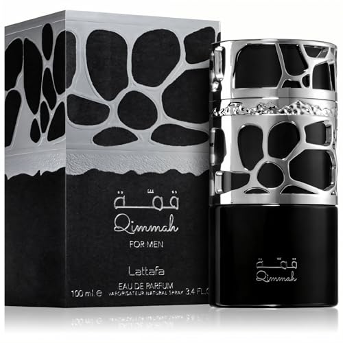 Lattafa Qimmah for Men Eau de Parfum Spray, 3.4 Ounce / 100 ml