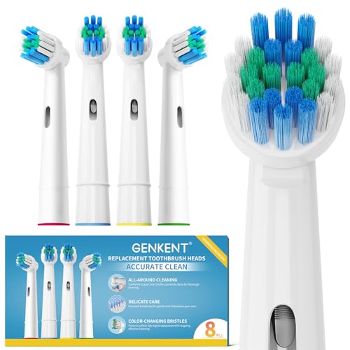 Replacement Toothbrush Heads Compatible with Oral B Braun, 12 Pcs | Professional Electric Toothbrush Brush Heads, Compatible with Oral B Replacement Heads Refill, 7000/Pro 1000/9600/500/3000