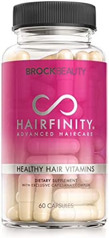 Hairfinity Hair Vitamins - Scientifically Formulated with Biotin, Amino Acids, and a Vitamin Supplement that Helps Support Hair Growth - Vegan - 60 Veggie Capsules (1 Month Supply)
