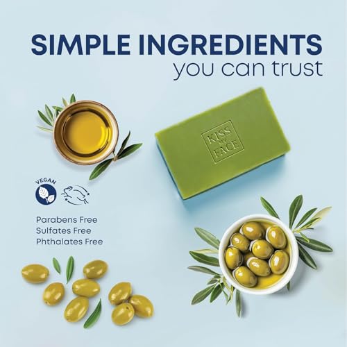 Kiss My Face Soap Bar 3pk Pure Olvo, 4 Ounce