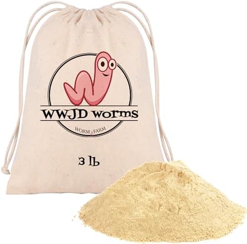 Mineral Rich Worm Food for Nightcrawlers and Red Wigglers, 10 Pound | Nutrient Blend Compost Starter, Boosts Composting Efficiency and Alkaline pH, Promotes Healthy Food & Balanced Worm Bins