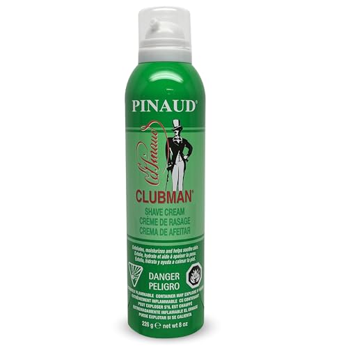 Clubman Pinaud Classic Barber Shave Cream, Moisturizing and Conditioning for Smooth Shave, Professional Quality for All Beard Types, 16 Fl Oz, 1-Pack