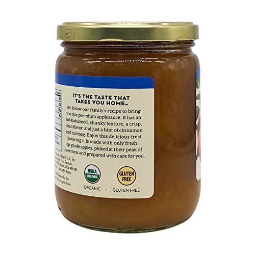 High J Orchards Organic Honeycrisp Chunky Applesauce, 16 OZ